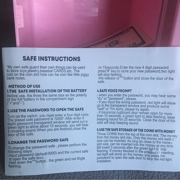 Pink Electronic Kids Gift Piggy Bank - Picture 8 of 12